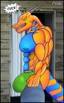  abs anthro bulge clothing drake_bates flexing hi_res invalid_tag jockstrap lizard male massive mrd66 muscular pecs reptile scalie shredded solo thick underwear 