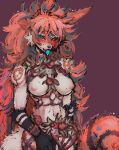  &lt;3 &lt;3_eyes absurd_res akaao(oc) anthro big_breasts blush bodily_fluids breasts canid canine clothing female fluffy fluffy_hair fluffy_tail fox genital_fluids hair heterochromia hi_res keni_kun_sama lingerie mammal pussy_juice shaking solo tail tongue tongue_out 