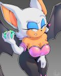  &lt;3 absurd_res archie_comics bat big_breasts big_butt breasts butt clothing costume emerald_(gem) female gem gloves handwear hi_res idw_publishing latex mammal mobian_bat pinup polarisart pose rouge_the_bat rubber_clothing rubber_suit sega sexy_eyes smile solo sonic_adventure sonic_the_hedgehog_(archie) sonic_the_hedgehog_(comics) sonic_the_hedgehog_(idw) sonic_the_hedgehog_(series) wings 