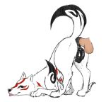  2018 amaterasu_(okami) anal anal_penetration animal_genitalia animal_pussy anus ass_up bestiality black_anus black_pussy butt butt_focus canid canine canine_genitalia canine_pussy canis capcom deity duo erection faceless_character faceless_human faceless_male female female_focus female_on_bottom female_on_human female_penetrated feral feral_penetrated fur genitals glans hi_res human human_on_feral human_penetrating human_penetrating_feral humanoid_genitalia humanoid_penis interspecies looking_back male male/female male_on_feral male_on_top male_penetrating male_penetrating_female mammal markings okami_(capcom) on_bottom on_top penetration penis perunagekko plump_labia presenting presenting_hindquarters presenting_pussy pussy sex side_view simple_background smile solo_focus third-party_edit tongue tongue_out unavailable_at_source white_background white_body white_fur wolf 
