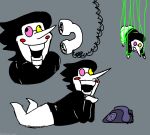  clothing deltarune eyewear glasses humanoid jacket male phone puppet simple_coloring smile smokin-chip solo spamton_g._spamton string topwear undertale_(series) 