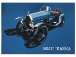  blue_background blue_car border bugatti car motor_vehicle no_humans original shadow suganuma_naoki vehicle_focus vintage_car white_border 