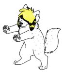  2011 alpha_channel ambiguous_gender black_highlights black_nose blonde_hair bluekyokitty canid canine canis coontail_hair digital_drawing_(artwork) digital_media_(artwork) digitigrade fennec feral flat_colors fox full-length_portrait fur grey_body grey_fur grey_pawpads grey_spots hair hair_over_eyes highlights_(coloring) hybrid low_res mammal on_hind_legs pawpads paws portrait scene_hair sebdoggo semi-anthro simple_background solo spots spotted_body spotted_fur tail transparent_background white_body white_fur wolf 