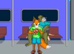  animated bottomwear canid canine clothing female food footwear forced fox hoodie lizard male male/female mammal marsupial possum questionable_consent rapid_transit red_fox reptile sandals scalie sex shirt short_playtime shorts t-shirt topwear whimsicalsquirrel 