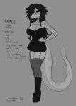  absurd_res anthro boots breasts cleavage clothed clothing corset cumcadaver curvy_figure english_text eyeshadow female fishnet footwear goth hi_res krali_eva lingerie lipstick makeup pit_viper rattle_(anatomy) rattlesnake reptile scalie snake solo text topwear viper voluptuous 