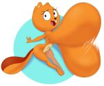  big_breasts bouncing_breasts breasts featureless_breasts featureless_crotch female hi_res huge_breasts hyper hyper_breasts kiff_(series) kiff_chatterley mammal rodent sbshouseofpancakes sciurid simple_background solo tree_squirrel 