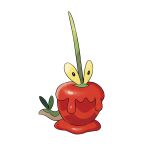  absurdres apple artist_request dipplin food fruit full_body highres no_humans official_art pokemon pokemon_(creature) pokemon_(game) simple_background solo third-party_source white_background 