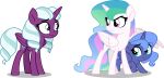  absurd_res alpha_channel blue_eyes blue_hair equid equine female friendship_is_magic group hair hasbro hi_res horn mammal mlp_g5 multicolored_hair multicolored_tail my_little_pony opaline_(mlp) orin331 princess_celestia_(mlp) princess_luna_(mlp) purple_eyes s1_luna_(mlp) scared sibling_(lore) sister_(lore) sisters_(lore) tail two_tone_hair winged_unicorn wings 