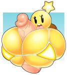  angstrom big_breasts big_penis black_eyes bra breast_play breasts clothing disembodied_penis duo erection female genitals hi_res huge_breasts huge_penis hyper hyper_breasts looking_at_viewer male male/female mario_and_luigi_(series) mario_bros nintendo open_mouth penis sex star_sprite starlow titfuck tongue tongue_out underwear waddling_head yellow_body 