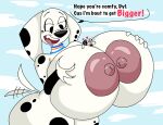  101_dalmatian_street 101_dalmatians anthro big_breasts body_size_growth breast_expansion breasts brother brother_and_sister canid canine canis dalmatian disney dolly_(101_dalmatians) domestic_dog duo dylan_(101_dalmatians) expansion female growing growth hi_res huge_breasts hyper hyper_breasts incest_(lore) larger_female luxioboi22 macro male male/female mammal sibling sister size_difference size_transformation smaller_male transformation 