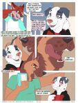  &lt;3 &lt;3_eyes 2022 absurd_res anthro black_nose blue_ears blue_eyes blue_spots blush brown_body brown_ears brown_fur brown_hair canid canine canis clothed clothing comic dalmatian daniel_(pukaa) dexy_(pukaa) dialogue diaper diaper_suit domestic_dog duo eyewear floppy_ears fox fur german_shepherd gesture glasses hair hand_behind_head hand_on_ears herding_dog hi_res hoodie licking licking_lips male male/male mammal monotone_ears monotone_hair multicolored_body multicolored_ears multicolored_fur nervous oscar_(pukaa) page_number pastoral_dog pink_inner_ear pink_nose pointing pointing_at_self pukaa red_body red_fox red_fur red_hair speech_bubble spots spotted_body spotted_fur text tongue tongue_out topwear two_tone_body two_tone_ears two_tone_fur url white_body white_ears white_fur white_hair 