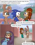  absurd_res anthro archie_comics barefoot bunnie_rabbot butt city city_background clothed clothing comic eulipotyphlan feet female ground_squirrel hedgehog hi_res lagomorph leporid male mammal nude omatic rabbit rodent rosie_the_woodchuck sally_acorn sciurid sega sleeping sonic_the_hedgehog sonic_the_hedgehog_(archie) sonic_the_hedgehog_(comics) sonic_the_hedgehog_(series) whoreomatic young 
