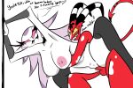  2023 4:3 anatid anseriform anserinae anthro anthro_on_anthro anthro_penetrated anthro_penetrating anthro_penetrating_anthro aptom7747 avian balls beak big_breasts big_butt bird blitzo_(helluva_boss) blush breasts butt claws demon doggystyle duo feathers female female_penetrated from_behind_position genitals helluva_boss hi_res horn imp infidelity interspecies looking_pleasured male male/female male_penetrating male_penetrating_female mature_female multicolored_body nipples open_mouth open_smile penetration penile penile_penetration penis penis_in_pussy pussy red_body red_eyes sex smile stella_(helluva_boss) swan thick_thighs two_tone_body vaginal vaginal_penetration white_body white_feathers wide_hips 