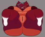  3_fingers anthro areola belly big_areola big_belly big_breasts big_butt big_nipples blush breasts brown_nipples butt casey_(chip_at_night) chip_at_night chubby_anthro chubby_female curvy_figure felid feline female fingers fur genitals hair huge_areola huge_breasts huge_butt legs_up lying mammal navel nipples nude on_back orange_body overweight overweight_anthro overweight_female presenting presenting_pussy pussy red_body simple_background slightly_chubby solo thick_thighs tongue tongue_out voluptuous wide_hips 