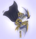  2019 absurd_res anthonynothere anthro armor biped cape clothing colored crown dragon drake_(zerofox) headgear hi_res horn king male prehensile_wings purple_body purple_scales purple_wings royalty scales scalie signature solo symbol text western_dragon wings yellow_armor 