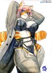 absurd_res anthro big_breasts bra breasts clothing felid female fur hair hi_res mammal murazaki pantherine panties solo striped_body striped_fur stripes thick_thighs tiger underwear 