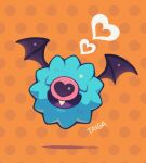  bat_(animal) bat_wings big_nose blue_fur heart kayama_taiga open_mouth pokemon pokemon_(creature) teeth wings woobat 