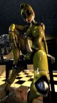  3d_(artwork) animatronic avian bird breasts chica_(fnaf) chicken digital_media_(artwork) erection female five_nights_at_freddy&#039;s fnafgamern galliform gallus_(genus) genitals hi_res looking_at_viewer machine nipples nude penis phasianid robot scottgames solo solo_focus source_filmmaker 