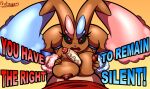  anthro big_breasts bottomless breast_play breasts brown_body clothed clothing female generation_4_pokemon genitals hi_res human human_on_anthro interspecies law-punny lopunny male male/female mammal nintendo nipples penis pokemon pokemon_(species) protagon sex titfuck topless vein veiny_penis 