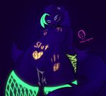  anthro armwear blacklight bodily_fluids canid canine canis clothing cum cum_drip cum_in_pussy cum_inside dripping fangs_bared female five_nights_at_freddy&#039;s five_nights_at_freddy&#039;s:_security_breach genital_fluids glowing hair mammal neon ns4w_negative piercing roxanne_wolf_(fnaf) scottgames solo steel_wool_studios wolf 