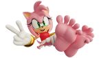  16:9 3d_(artwork) 5_toes absurd_res amy_rose anthro biped digital_media_(artwork) feet female foot_fetish foot_focus hi_res humanoid_feet milkmeister3d plantigrade sega soles solo sonic_the_hedgehog_(series) toes widescreen 