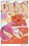  &lt;3 2022 anthro anus breath clitoral clitoral_masturbation clitoris comic digital_media_(artwork) dragon female genitals hair hi_res horn igazella igazella_(oc) internal masturbation open_mouth page_number penetration pink_hair pink_pussy pink_tongue pussy red_body red_scales scales scalie sex_toy solo sound_effects tail tail_fetish tail_in_pussy tail_masturbation tail_play teeth text tongue url vaginal vaginal_canal vaginal_masturbation vaginal_penetration vibrator wand_vibrator 