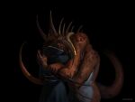  anthro baldur&#039;s_gate claws clothed clothing cuddling dungeons_and_dragons duo embrace gortash_(baldur&#039;s_gate) hair happy hasbro hi_res horn hug human humanoid male male/male mammal monster multi_limb nails robe scales simple_background slayer_(baldur&#039;s_gate) spikes spikes_(anatomy) tail the_dark_urge_(baldur&#039;s_gate) touching_face wizards_of_the_coast zarinfix 