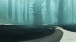 artist_name beach dark_souls_(series) dark_souls_i fog highres outdoors sand scenery tree tripdancer water 