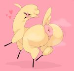  &lt;3 alpaca anus atlashasbignuts big_anus big_butt butt camelid eyes_closed female feral hi_res mammal nude open_mouth paprika_paca_(tfh) puffy_anus solo them&#039;s_fightin&#039;_herds thick_thighs yellow_body 