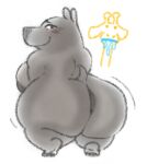  2023 anthro anus big_breasts blush blush_lines bodily_fluids breasts common_hippopotamus dot_eyes dreamworks duo female giraffe giraffid gloria_the_hippopotamus grey_body hi_res hippopotamid looking_at_viewer looking_back madagascar_(series) male mammal melman_mankiewicz_iii saliva side_boob simple_background sketch smile smiling_at_viewer solo_focus thick_thighs tuanyllej2 white_background wide_hips 