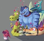  animation_5 dinosaur electronic_arts group hi_res humanoid lizard male male/male pecs plants_vs._zombies popcap_games reptile scalie 