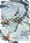  anthro arrow_(weapon) avian beak black_beak blue_eyes bow_(weapon) claws feathered_wings feathers flying hi_res magiace male nintendo ranged_weapon rito tears_of_the_kingdom the_legend_of_zelda tulin_(tloz) weapon white_body wings 