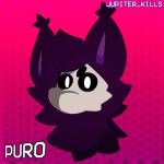  ambiguous_gender anthro canid canine canis changed_(video_game) gradient_background hi_res mammal puro_(changed) simple_background solo uhhluxy wolf 