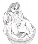  alternate_species anthro bed bedding blanket dragon female friendship_is_magic furniture genitals hasbro horn kitsune_youkai lying my_little_pony open_mouth pet_bed pillow pussy solo tail twilight_sparkle_(mlp) 