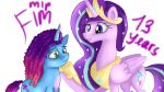  duo equid equine female female/female friendship_is_magic hasbro hi_res hooves horn horse jbond mammal misty_(g5) mlp_g5 my_little_pony pony raised_hoof regalia starlight_glimmer_(mlp) text unicorn winged_unicorn wings 