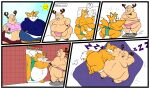  absurd_res anthro asian_clothing big_butt butt canid canine capreoline clothing cuddling cuddly deer duo east_asian_clothing floofyboyetime fox hi_res japanese_clothing male male/male mammal mawashi miles_prower nude obese one_piece overweight overweight_male reindeer sega sonic_the_hedgehog_(series) stuck sumo tony_tony_chopper weight_gain young zerdathefennecfox 