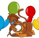  ahegao ambiguous_gender anthro balloon bloons_tower_defense fatalafterdark female group haplorhine hi_res inflatable looking_pleasured male male/female mammal monkey ninja_kiwi patch_(bloons) primate size_difference smaller_male 