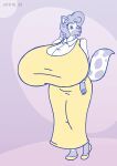  &copy; 2023 anthro big_breasts breasts clothing digital_media_(artwork) dress female footwear fur hair hi_res huge_breasts hyena hyper hyper_breasts jacqui_(satsumalord) looking_at_viewer mammal one_eye_closed satsumalord shoes sketch solo spots spotted_body spotted_fur spotted_hyena symbol wink winking_at_viewer 