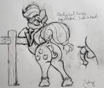  absurd_res anatomically_correct anatomically_correct_genitalia anatomically_correct_pussy animal_genitalia animal_penis animal_pussy anus applejack_(mlp) balls big_macintosh_(mlp) blush bodily_fluids breasts brother_(lore) brother_and_sister_(lore) butt cutie_mark dock dripping duo earth_pony equid equine equine_genitalia equine_penis equine_pussy female fence feral freckles friendship_is_magic fur genital_fluids genitals hair hasbro hi_res horse in_heat incest_(lore) johrnyreport male male/female mammal medial_ring my_little_pony nude open_mouth penis pony precum precum_drip puffy_anus pussy sheath sibling_(lore) simple_background sister_(lore) tail teats text traditional_media_(artwork) 