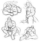  anthro backsack balls big_penis biped butt clothed clothing dante_(poppin) erection genitals hi_res humanoid_genitalia humanoid_penis male monochrome muscular muscular_anthro muscular_male open_mouth penis poppin scalie sketch solo tail vein veiny_penis 