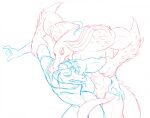  abs anal anal_penetration anthro bodily_fluids disney duo holding_arm lizard male male/male muscular muscular_anthro muscular_male nipples pecs penetration rasticore_(svtfoe) reptile scalie septarian star_vs._the_forces_of_evil tail toffee_(svtfoe) truemagiclies 
