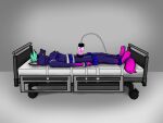  anthro bdsm bed bondage bound furniture hospital_bed j.m.j-freak machine male milking_machine segufix solo struggling 