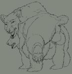  all_fours anatomically_correct anatomically_correct_genitalia anatomically_correct_pussy animal_genitalia animal_penis animal_pussy anus backsack balls balls_deep bear big_balls big_penis brown_bear butt butt_focus doggystyle duo erection female female_on_bottom female_on_feral female_penetrated feral feral_on_bottom feral_on_feral feral_on_top feral_penetrated feral_penetrating feral_penetrating_female feral_penetrating_feral from_behind_position fur genitals grizzly_bear hair hi_res in_heat kuruk_(character) looking_back male male/female male_on_feral male_on_top male_penetrating male_penetrating_female male_penetrating_feral mammal mane mane_hair mounting nipples on_bottom on_top pawpads paws penetration penile penile_penetration penis penis_in_pussy perineum pussy quadruped raised_tail rear_view scolopendra_(artist) sex tail teats ursine ursine_penis ursine_pussy vaginal vaginal_penetration 