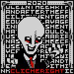  16-bit 1:1 alien alien_humanoid bald big_head black_background border catchphrase clothing digital_media_(artwork) english_text grey_border grey_text humanoid male necktie no_sclera noseless not_furry number open_mouth open_smile partially_colored pixel_(artwork) red_text restricted_palette roswell_grey scp-2020 scp_foundation simple_background smile snarferman solo suit text wall_of_text 
