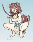  absurd_res accessory animal_humanoid begging begging_pose blush bodily_fluids breasts canid canid_humanoid canine canine_humanoid clenched_hands clothed clothing collar crouching diaper dog_humanoid dripping dripping_urine feet female floofnfluff genital_fluids hair_accessory hairpin hi_res hololive humanoid korone_inugami leaking_diaper leash lips mammal mammal_humanoid nails narrowed_eyes navel nipples open_mouth peeing pose smile solo tail tail_motion tailwag teeth toenails toes topless topless_female urine vtuber wet_diaper wetting wetting_diaper 