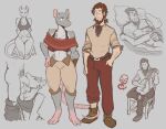  2022 anthro clothed clothing duo ear_piercing ear_ring fellatio female genitals guy_(vuko-jebina) hi_res human male male/female mammal murid murine oral penile penis piercing rat ring_piercing rodent romantic romantic_couple sex shira_(vuko-jebina) sleeping vuko-jebina 