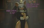  3d_(artwork) anthro bat church clothed clothing digital_media_(artwork) female hand_on_head hi_res joelsfm legwear looking_at_viewer mammal nun nun_outfit rouge_the_bat sega solo sonic_the_hedgehog_(series) source_filmmaker stockings warfare_machine warfare_rouge wings 