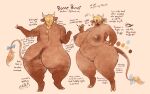  accessory anthro big_breasts big_butt blonde_hair bonne_burnet bovid bovine bow_ribbon breasts brown_body brown_fur butt cattle cloven_hooves cowbell female fur furgonomics genitals goolee hair hooves horn huge_breasts huge_butt huge_thighs mammal mature_female model_sheet nipples nude overweight overweight_anthro overweight_female pussy ribbons solo tail tail_accessory tail_bow tail_ribbon tail_tuft thick_thighs tuft 