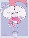  animal_genitalia animal_penis animated anus bodily_fluids canine_genitalia canine_penis coffeefly container cum cup eeveelution generation_6_pokemon genital_fluids genitals glass hi_res male masturbation nintendo penile penis penis_milking pokemon pokemon_(species) solo sylveon 