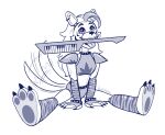  2021 3_toes animatronic anthro bracelet canid canine canis clothing daww digital_drawing_(artwork) digital_media_(artwork) feet female five_nights_at_freddy&#039;s five_nights_at_freddy&#039;s:_security_breach furiolafanfare greyscale hi_res jewelry keyboard_instrument keytar leg_warmers legwear lipstick machine makeup mammal monochrome mouth_hold musical_instrument object_in_mouth pawpads robot roxanne_wolf_(fnaf) scottgames sharp_teeth shoulder_pads signature simple_background solo steel_wool_studios tail tail_motion tailwag teeth toes tongue tongue_out white_background wolf 